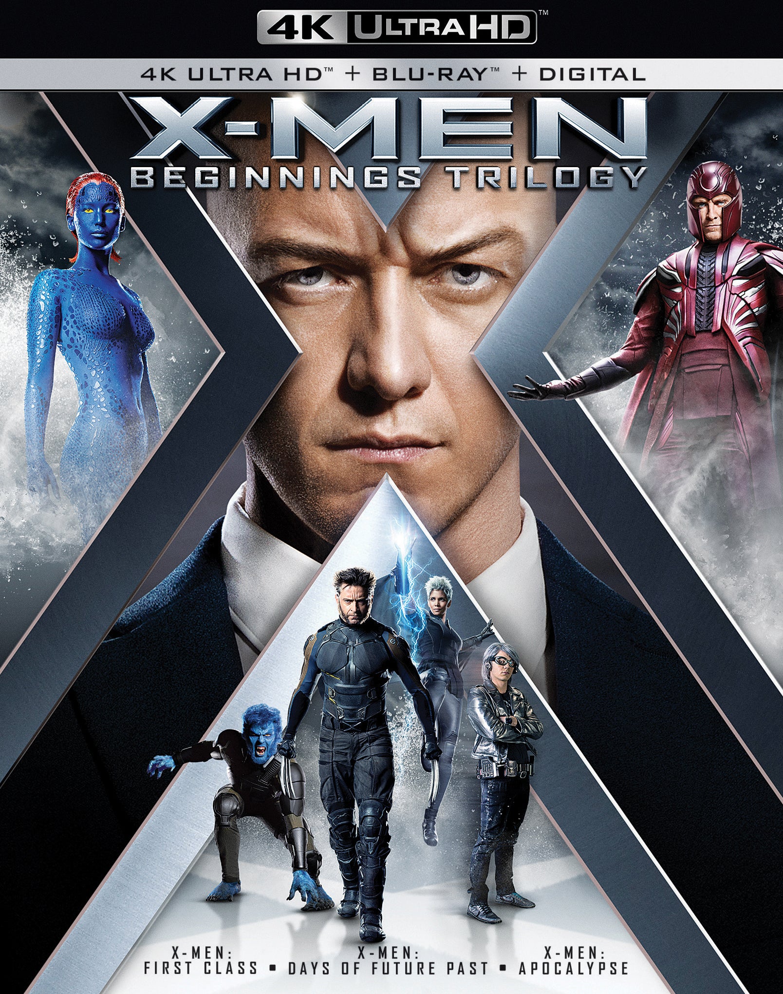 X-Men: The Beginnings Trilogy 4k